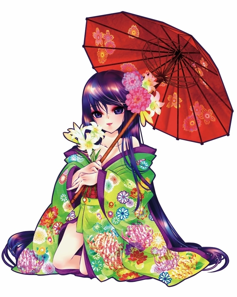 着物・和風のオリジナルイラスト描きます 着物・和風なキャラ、イラストをお求めの方、こちらへどうぞ！ イメージ7