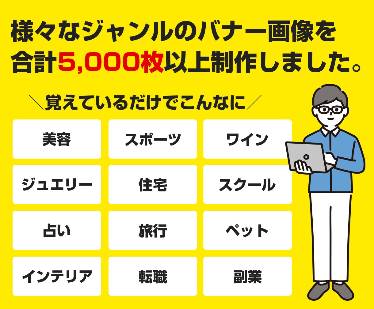 バナー画像を作成いたしますます 安くて高クオリティのデザインをご提案いたします イメージ3
