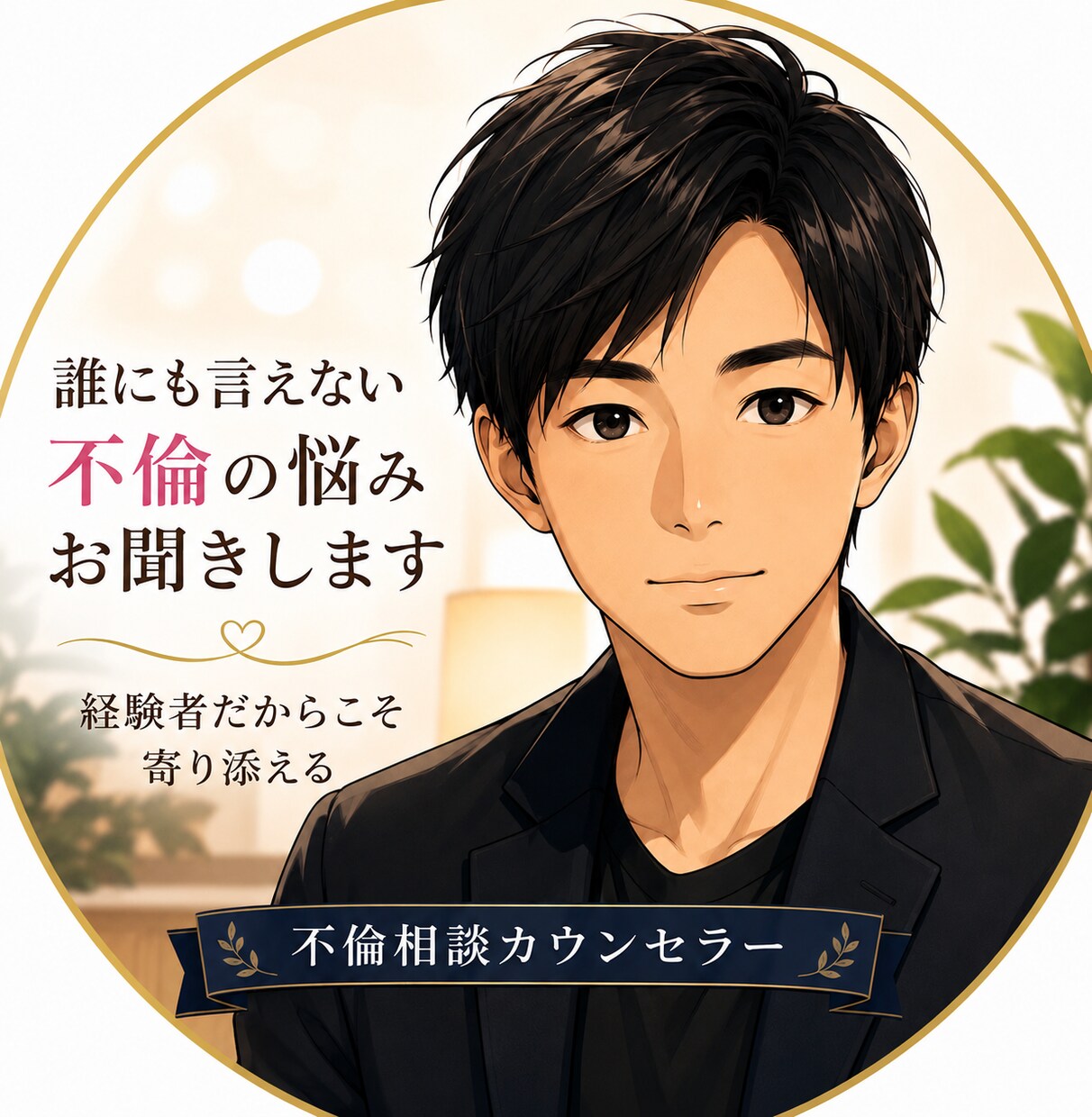 誰にも言えない悩みに優しく寄り添います 「誰にも言えない悩み、一人で抱えないで」 イメージ1