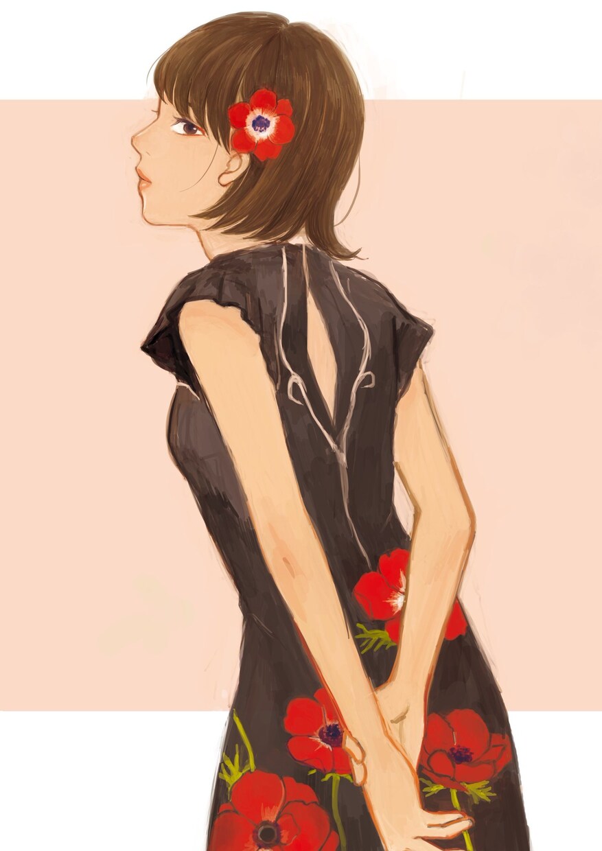 可愛い女の子を描きます 和装、制服姿を得意としてます。。 イメージ1