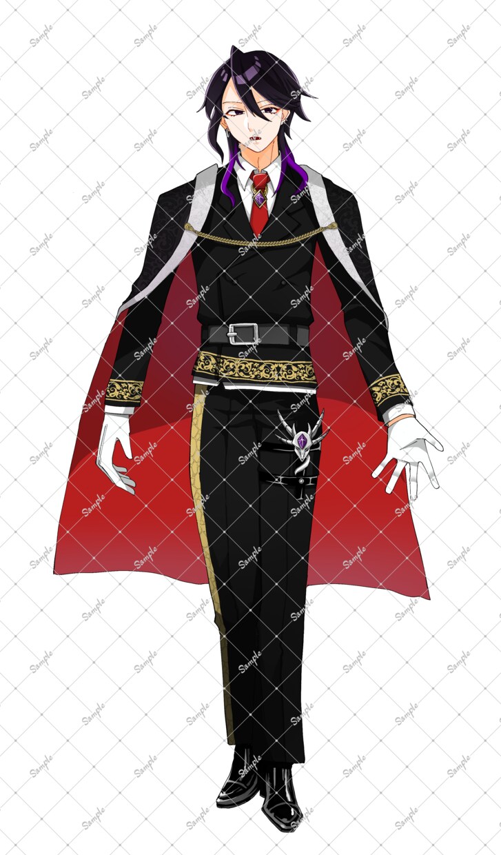 男性キャラクター【表情差分5種類】立ち絵販売します 商用可・男性キャラクターの立ち絵販売します【表情差分5種類】 イメージ4
