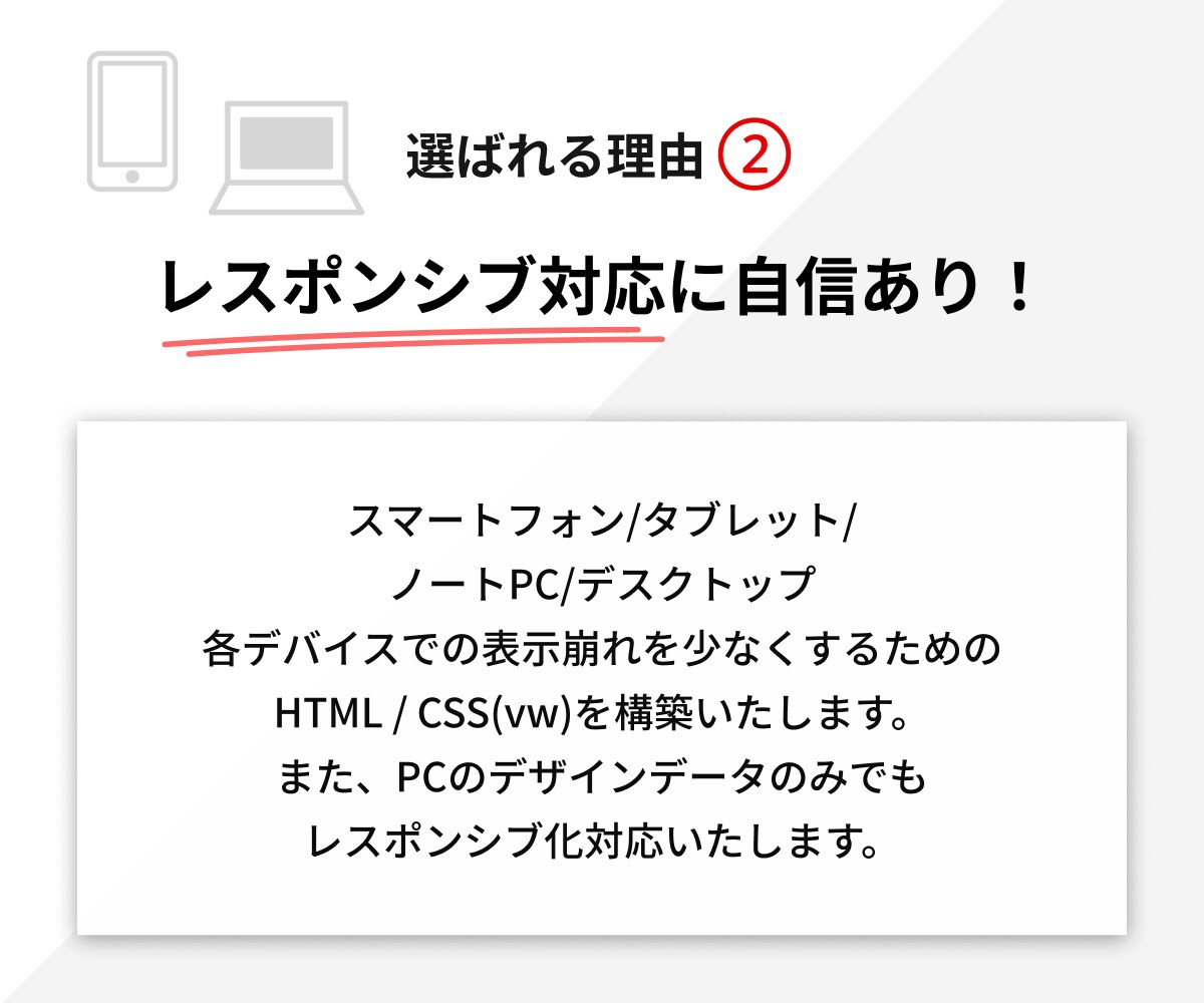 HP・LPコーディング代行致します プロコーダーによる【迅速/丁寧/ハイクオリティ】コーディング イメージ4