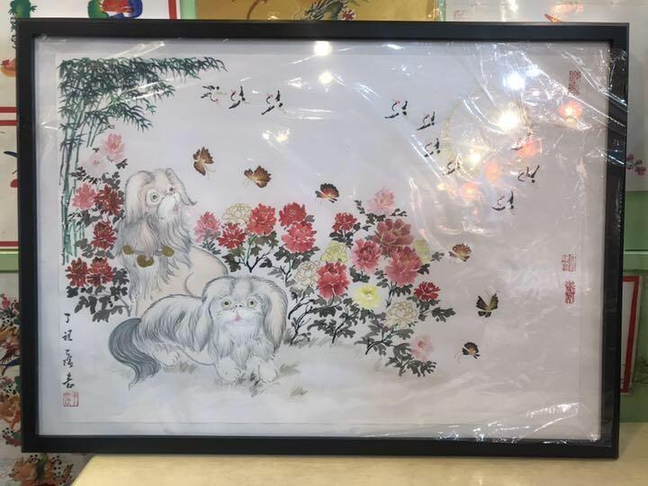 福運財気家運商売福寿円満山水風水図開運絵画書きます 中国高級工芸美術師、江蘇省工芸美術名人、中国政府公認登録名人 イメージ9