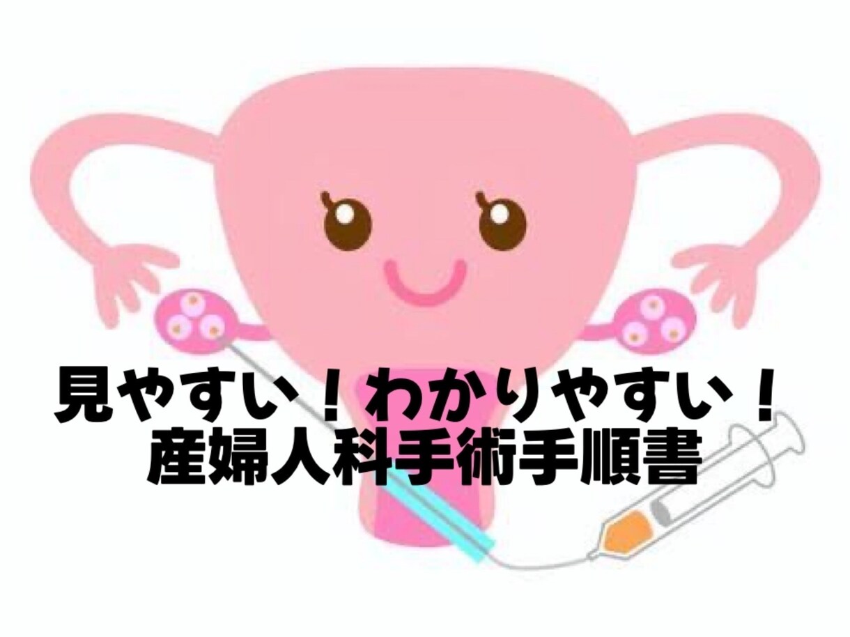 産婦人科手術手順書お渡します 自己学習サポート！産婦人科手術について イメージ1