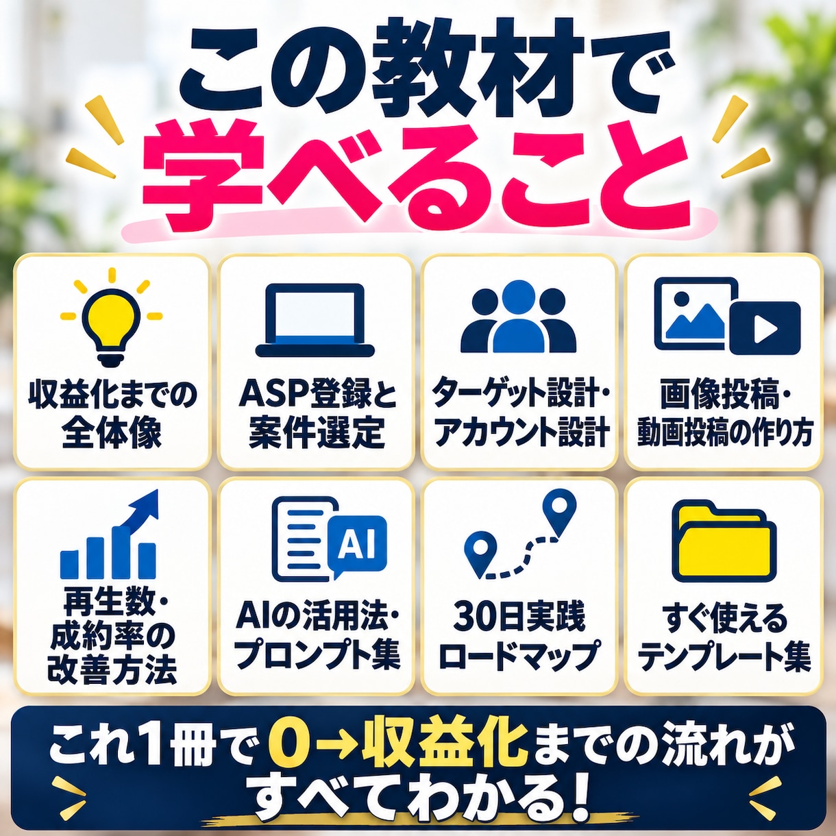 初心者向けTikTok転職アフィリ攻略法を教えます 1日30分実践でゼロから収益化を目指す◆図解テンプレ付き イメージ4