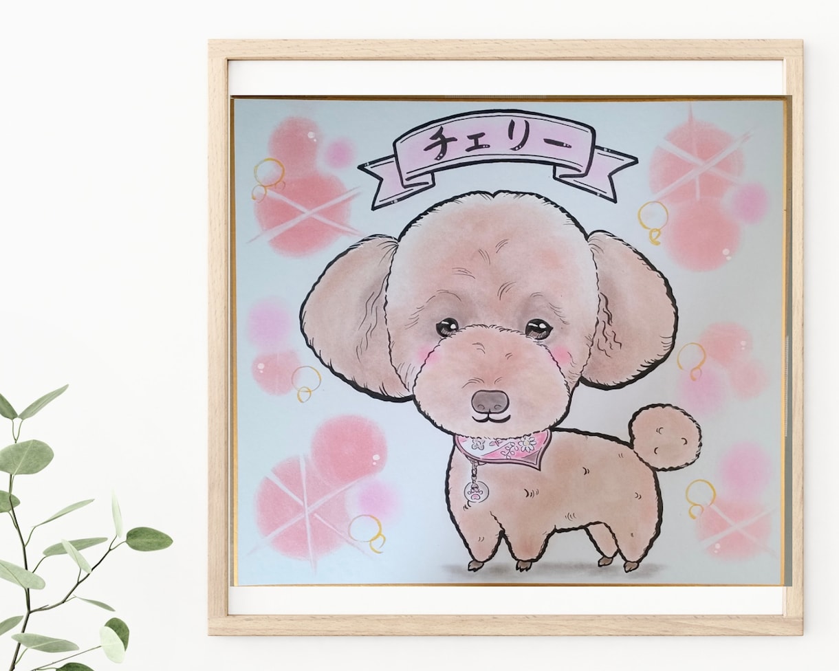 誇張し過ぎない♪心温まる手描き似顔絵をお描きします 還暦 古希 米寿/ご家族 ペットの記念に心温まるギフトを イメージ9