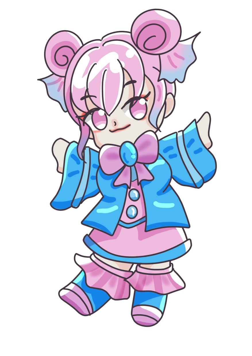 女の子を描きます かわいいミニキャラと女の子描きます。ご要望になるべく応えます イメージ4