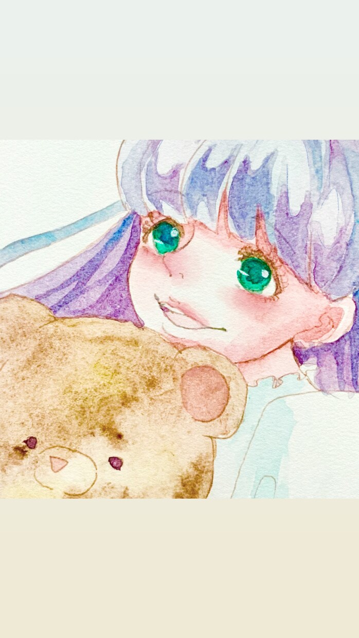 水彩絵の具で独特なイラストをお描きします 男女どちらも可！アイコン、サムネ、挿絵などイラスト全般 イメージ3