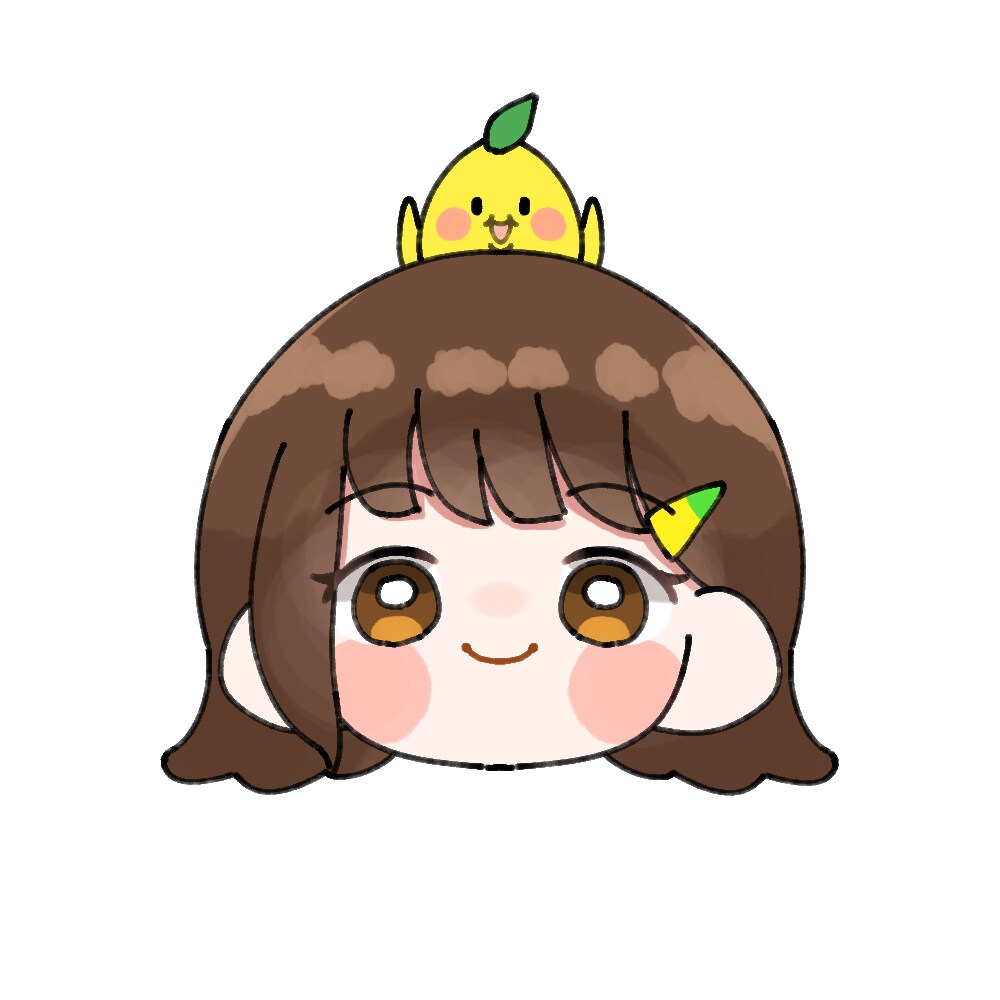頭に好きなものを乗せた可愛いイラスト描きます 食べ物や動物など、ご自身が好きなものを頭に乗せます！ イメージ6