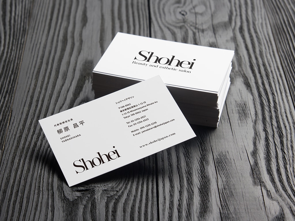 シンプルで美しい名刺をデザインします 現役デザイナーが、スタイリッシュ&シンプルなデザインをご提案 イメージ1