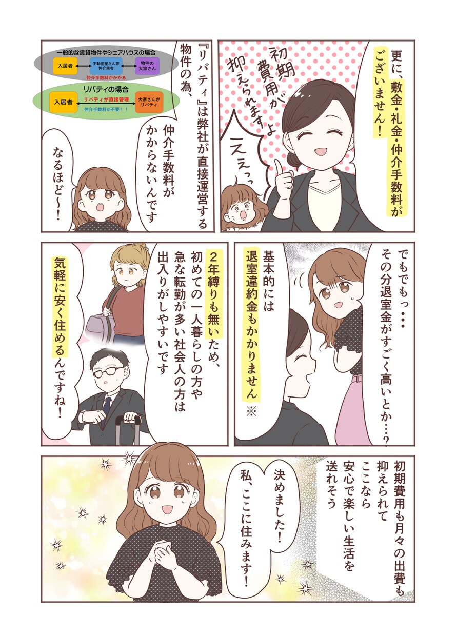 4コマ以外も◎可愛い絵柄で伝わる漫画描きます 某サイトで受賞実績有！広告/HP/個人ブログ等★商用利用可！ イメージ9