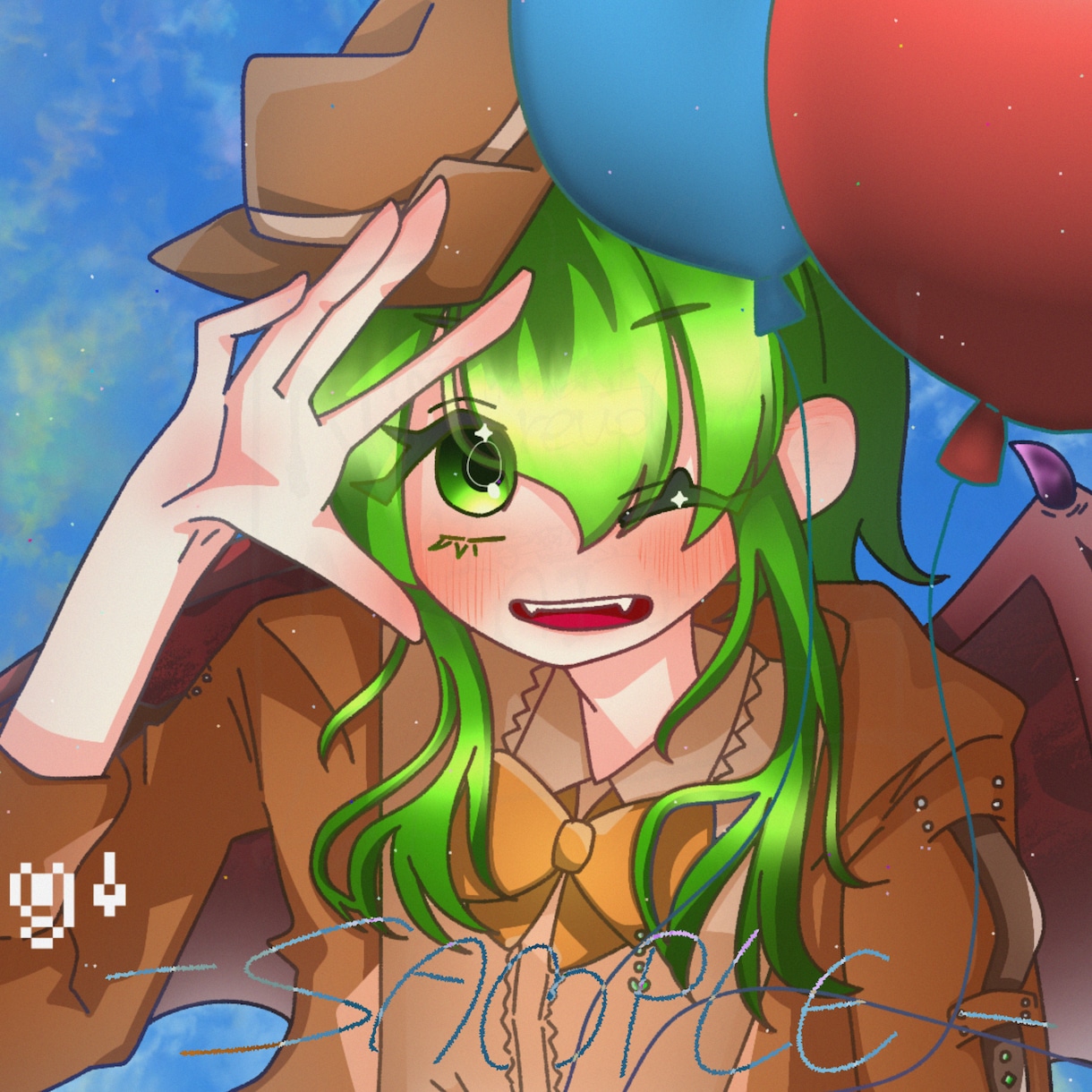 アイコンや一枚絵描きます シンプルでかわいいイラストを！ イメージ1
