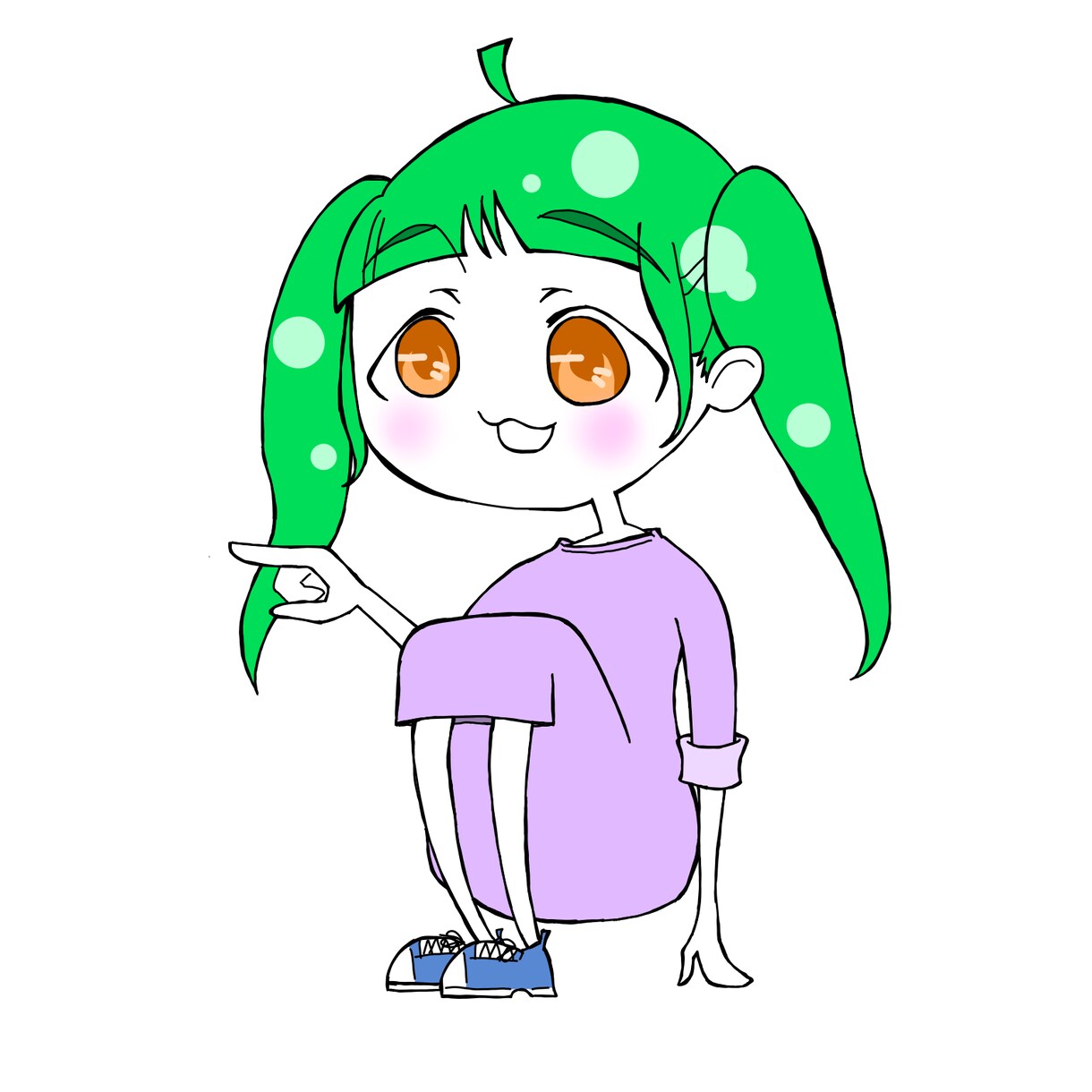 最短翌日⚫デフォルメキャラ描きます イメージを伝えてもらってそこからイラストを描きます イメージ3
