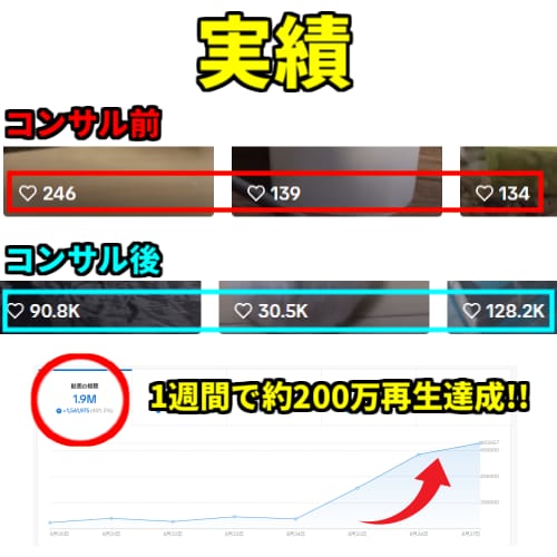 現役クリエイターがTikTok1ヶ月運用代行します ～バズるきっかけをあなたに～　1ヶ月間のサポートを提供します イメージ2