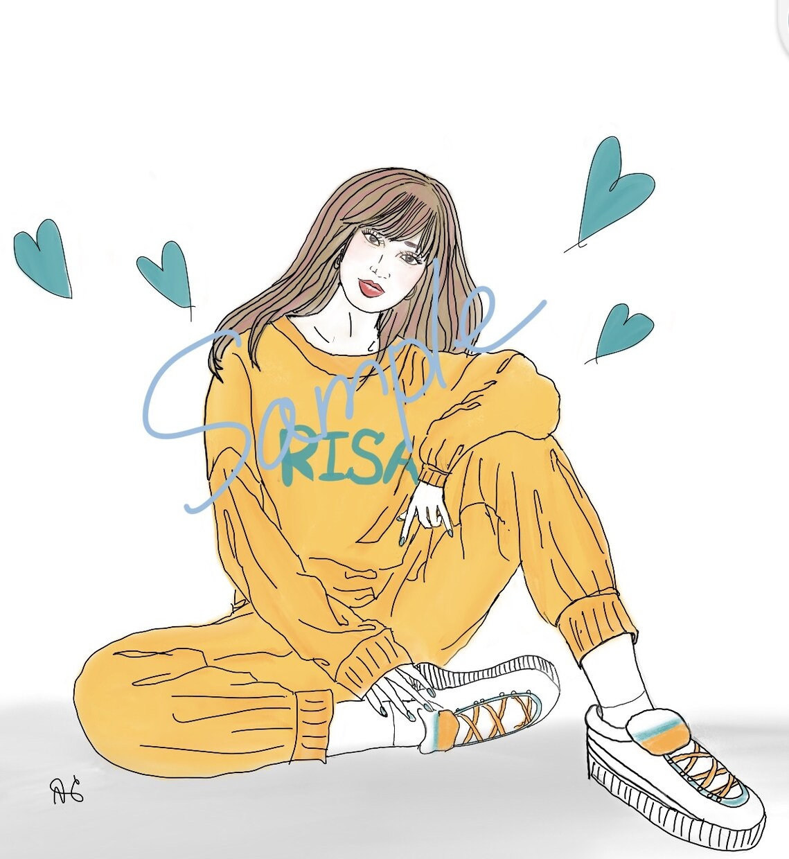 おしゃれな似顔絵、SNSアイコン描きます 似顔絵イラストで個性的なアイコンにしたい方へ イメージ1