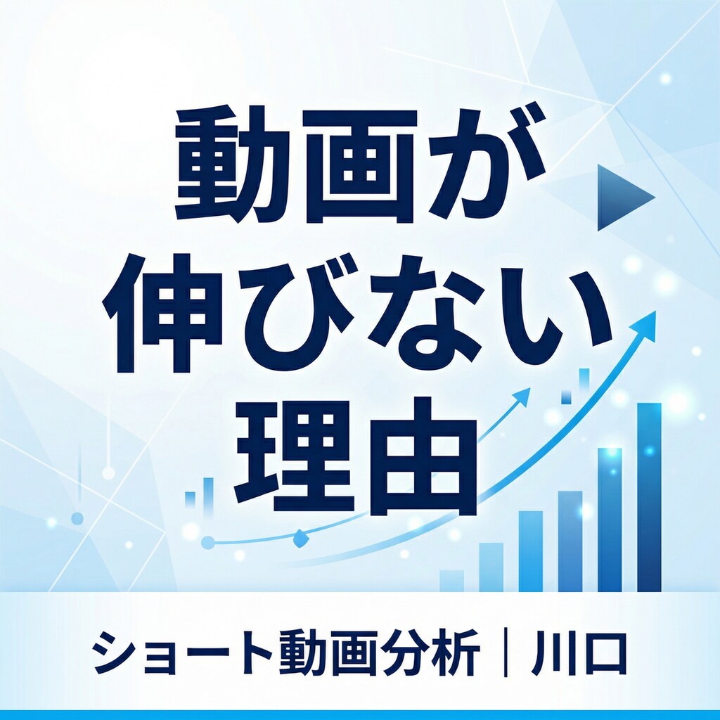 伸びないショート動画の原因を見つけます 動画を分析し、 伸びない原因と改善点を具体的に提示します。 イメージ1