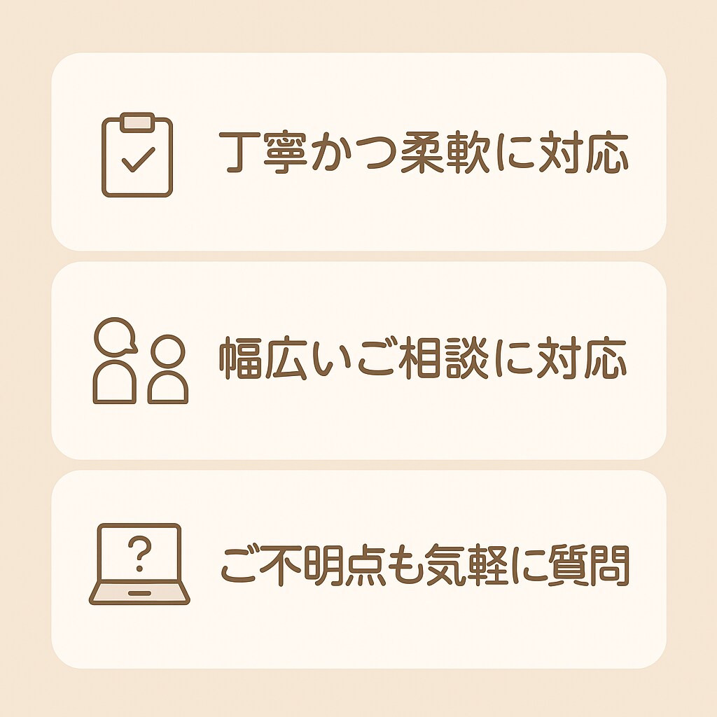 HTML/CSS/JSの修正・追加対応します 現役コーダーがJSの動的UI・細かな実装も対応 イメージ3