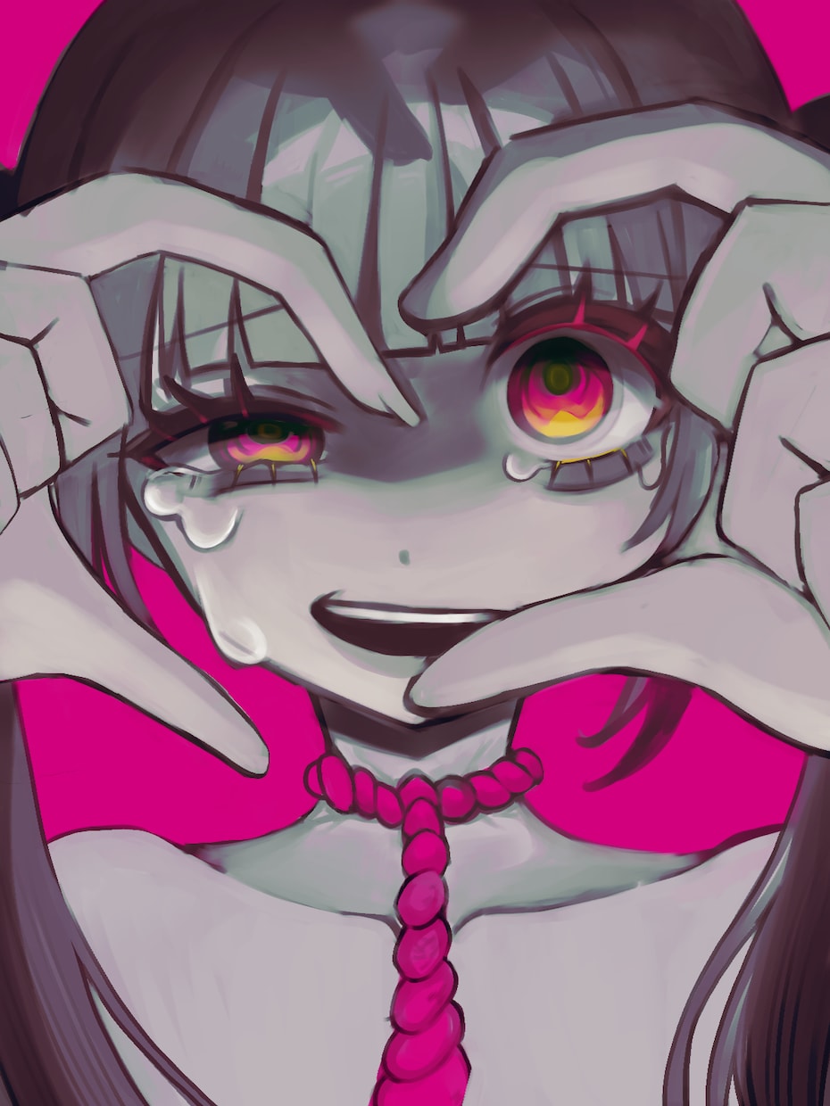 表情豊かなバストアップイラストを承ります 可愛い、妖艶、ダークなど様々なジャンルで表情豊かに描きます！ イメージ4