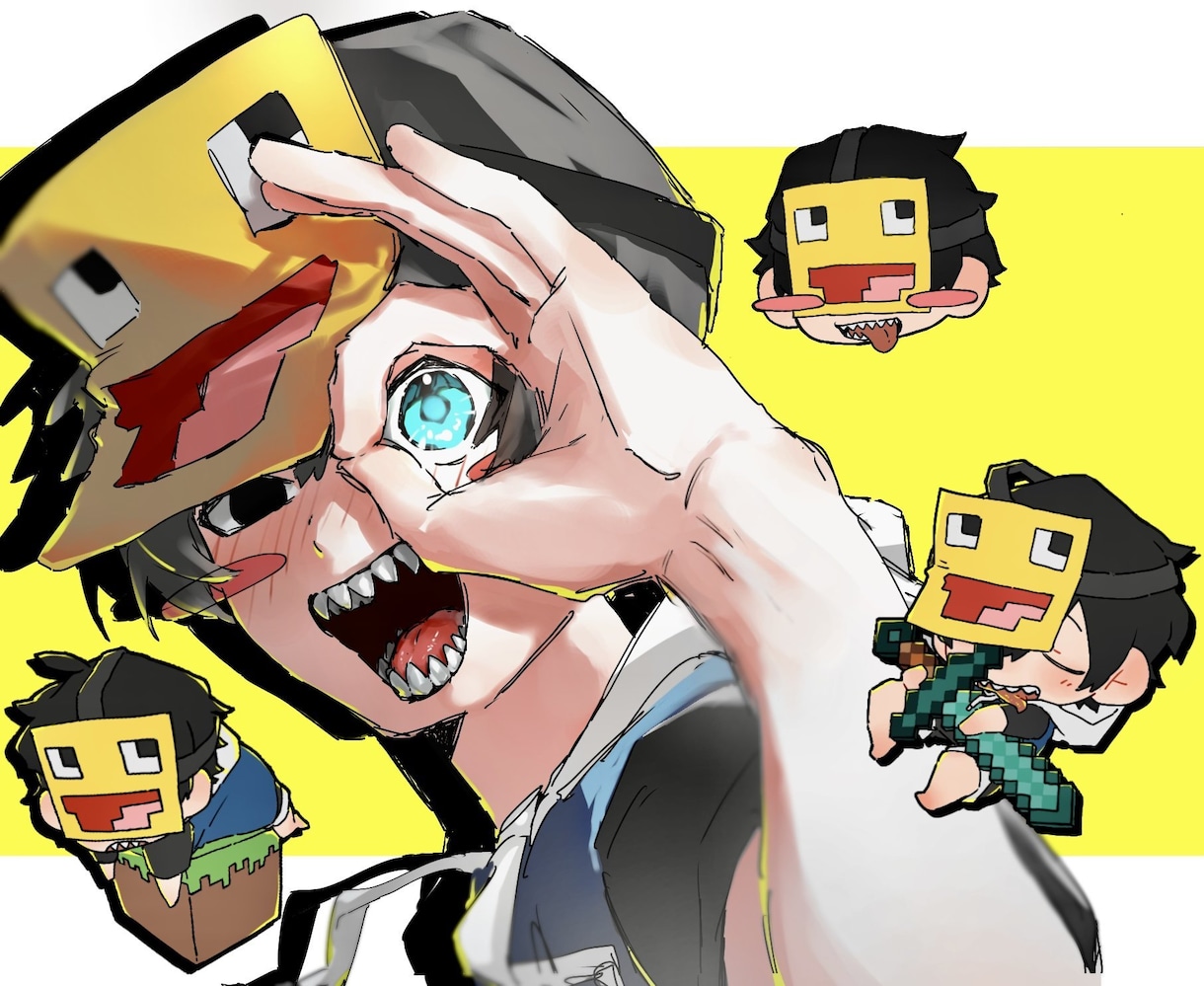 イラストを制作いたします 動画配信用のサムネイル･MV･グッズなどに！ イメージ8