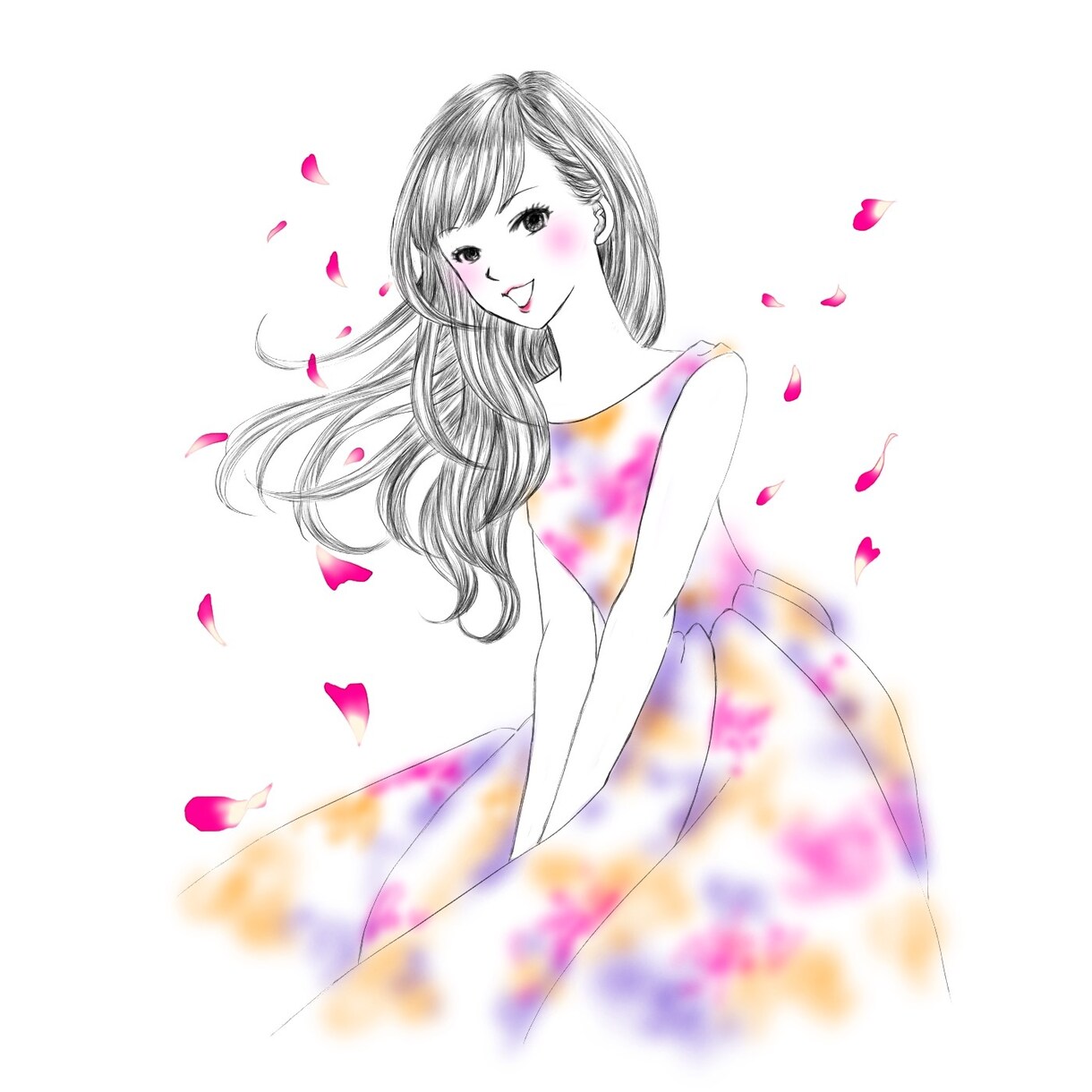 似顔絵風のアイコン描きます 線画でオシャレなあなただけのアイコンに!おそろいのバナーも イメージ8