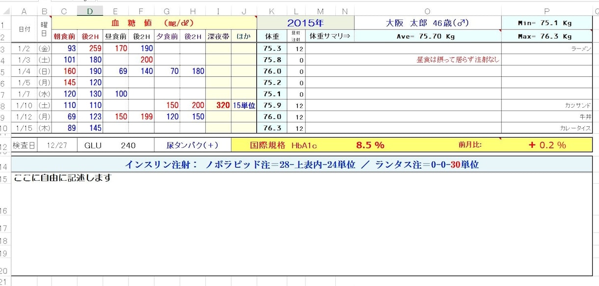 糖尿病の自己血糖を管理されている方へ．．． イメージ1