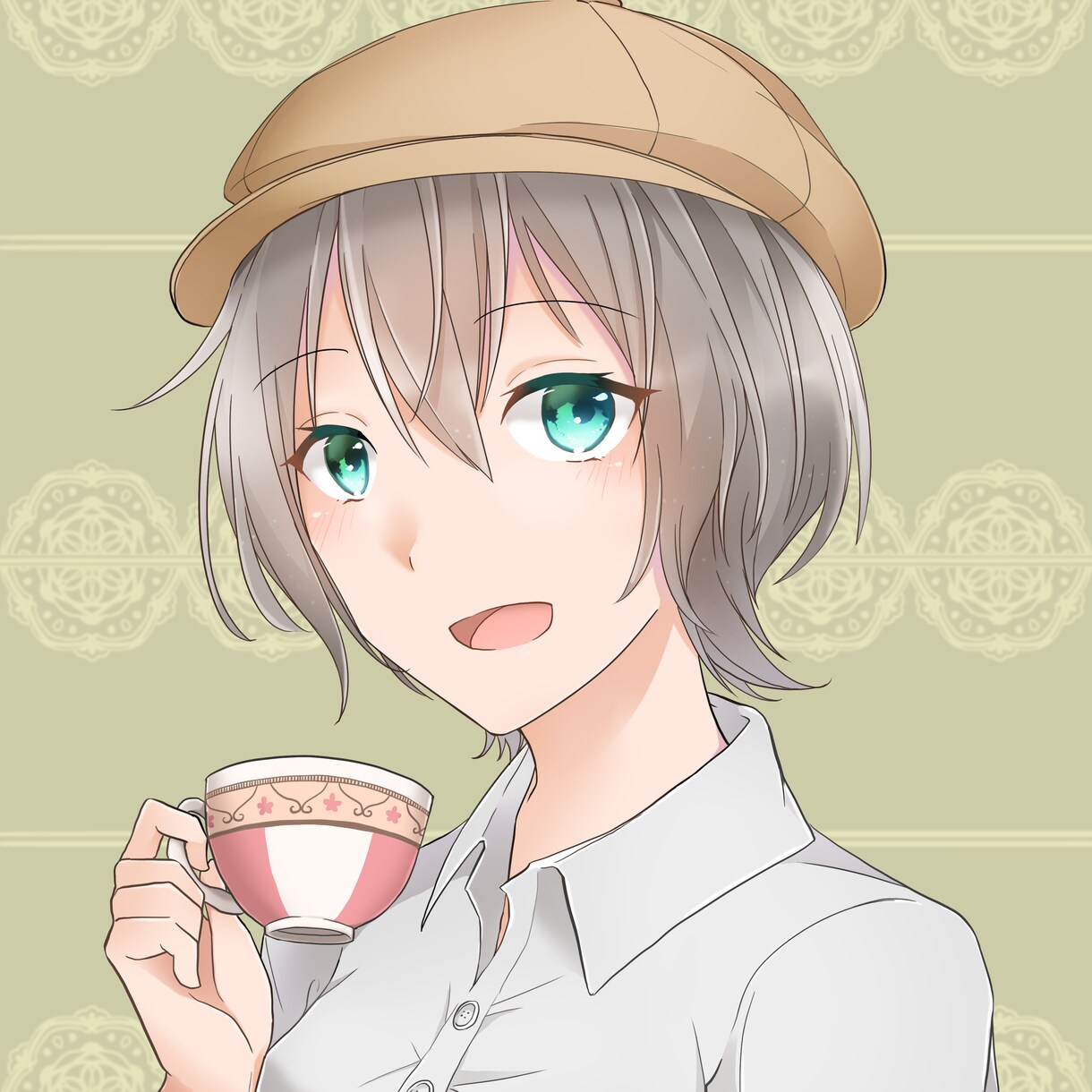 SNSを華やかに彩る顔アイコンを描きます 特別な日の贈り物などに最適！個人でもお楽しみ頂けます！ イメージ1