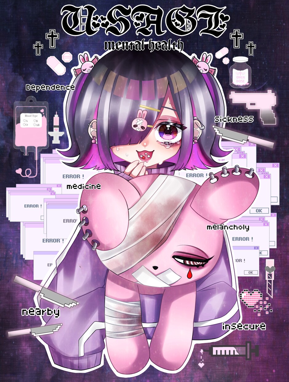 SNS用アイコンやヘッダー、動画サムネなど描きます ☆ご要望に合わせたイラストを提供致します☆ イメージ3