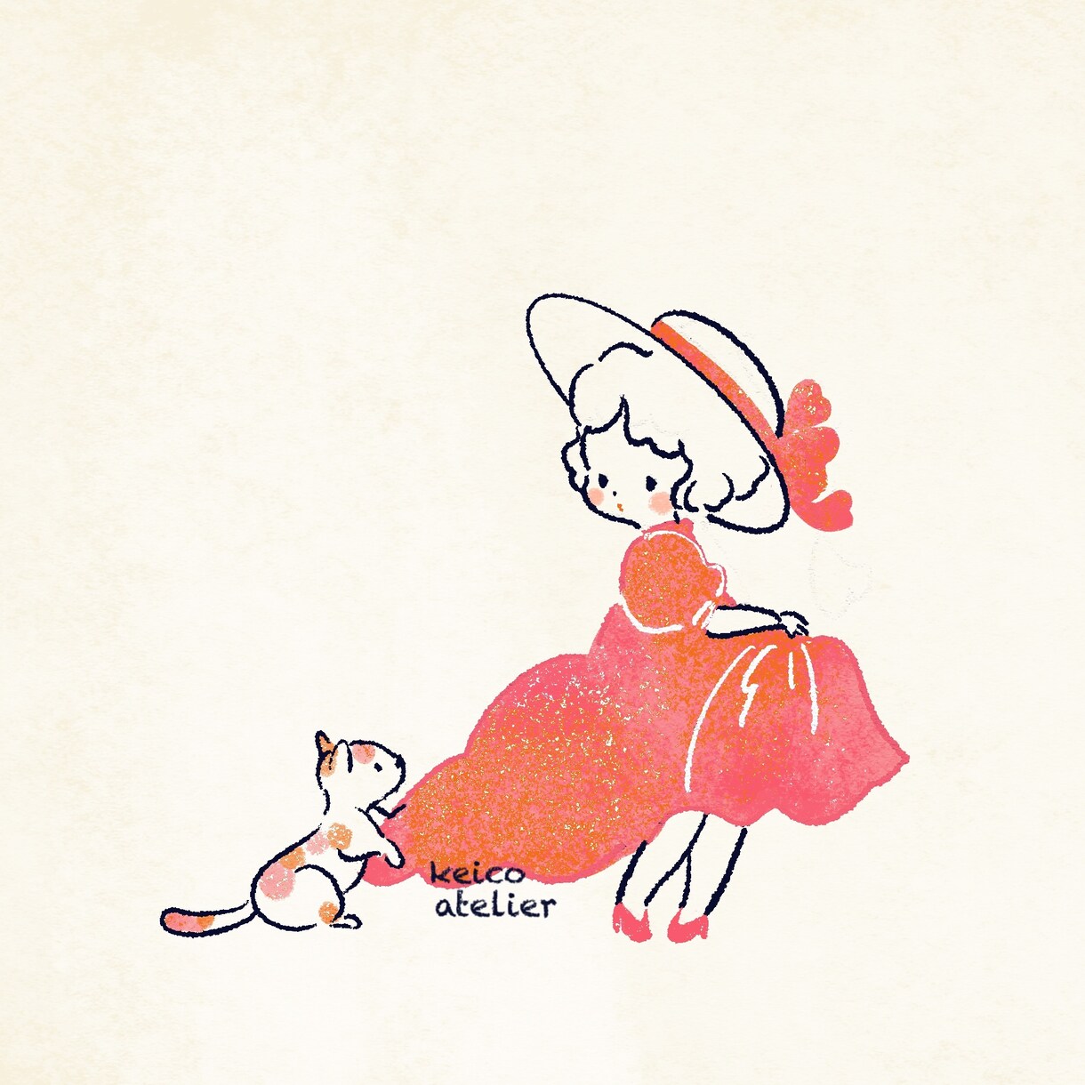 レトロで可愛い！イラスト描きます 絵本の中から飛び出したようなイラストをお届けします。 イメージ9