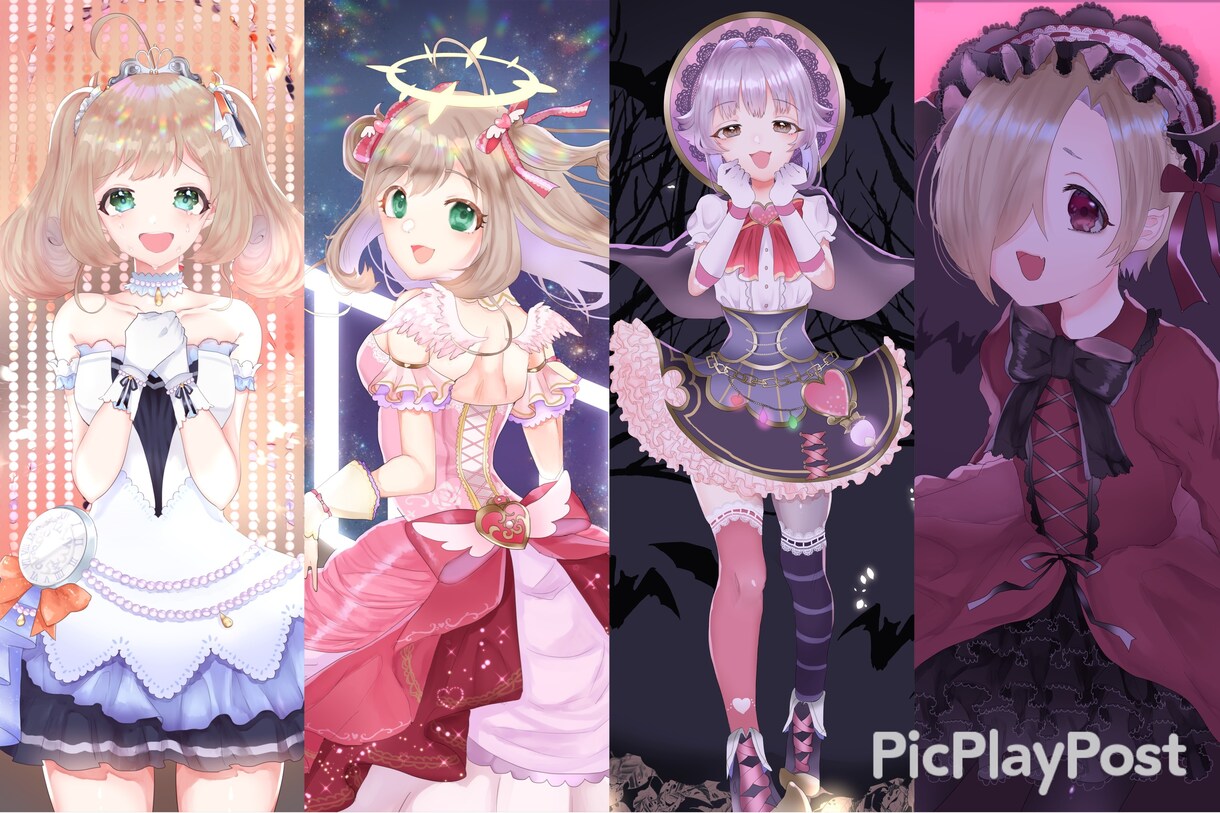 SNSなどのアイコンその他を描かせて頂きます CDジャケットやVtuberのキャラデザなども承ります イメージ3