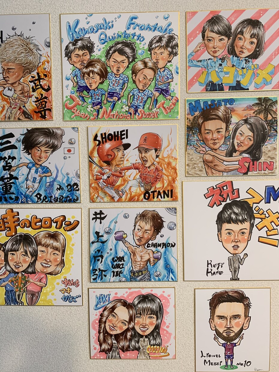 何かに燃える方の似顔絵描きます ☆ご自分に、贈り物に、輝く誰かの似顔絵を作成いたします。 イメージ8