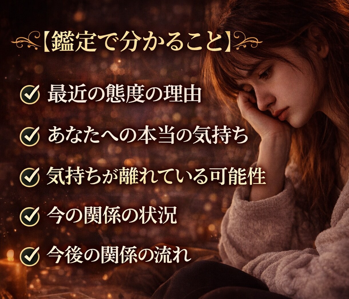 最近冷たい彼…もう気持ちは離れてる？本音を視ます 優しかった彼が冷たくなった理由、本音を読み解きます イメージ3