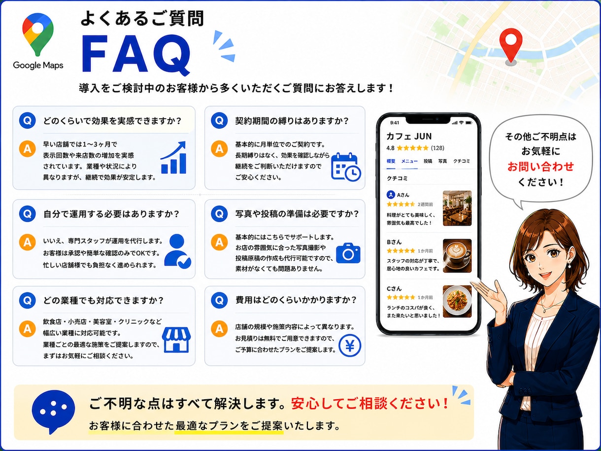 Googleマップ集客を改善します MEO対策でGoogle集客を改善します イメージ8