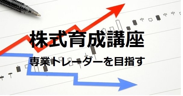 個人の株式育成講座となります 投資で専業トレーダー目指す方法 を レクチャーします。 イメージ1