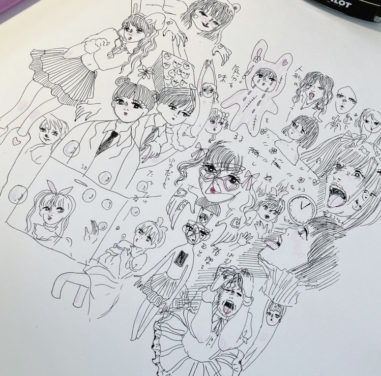 グラフィティアートを提供します 細密落書きでゆめかわいい世界を描きます イメージ4