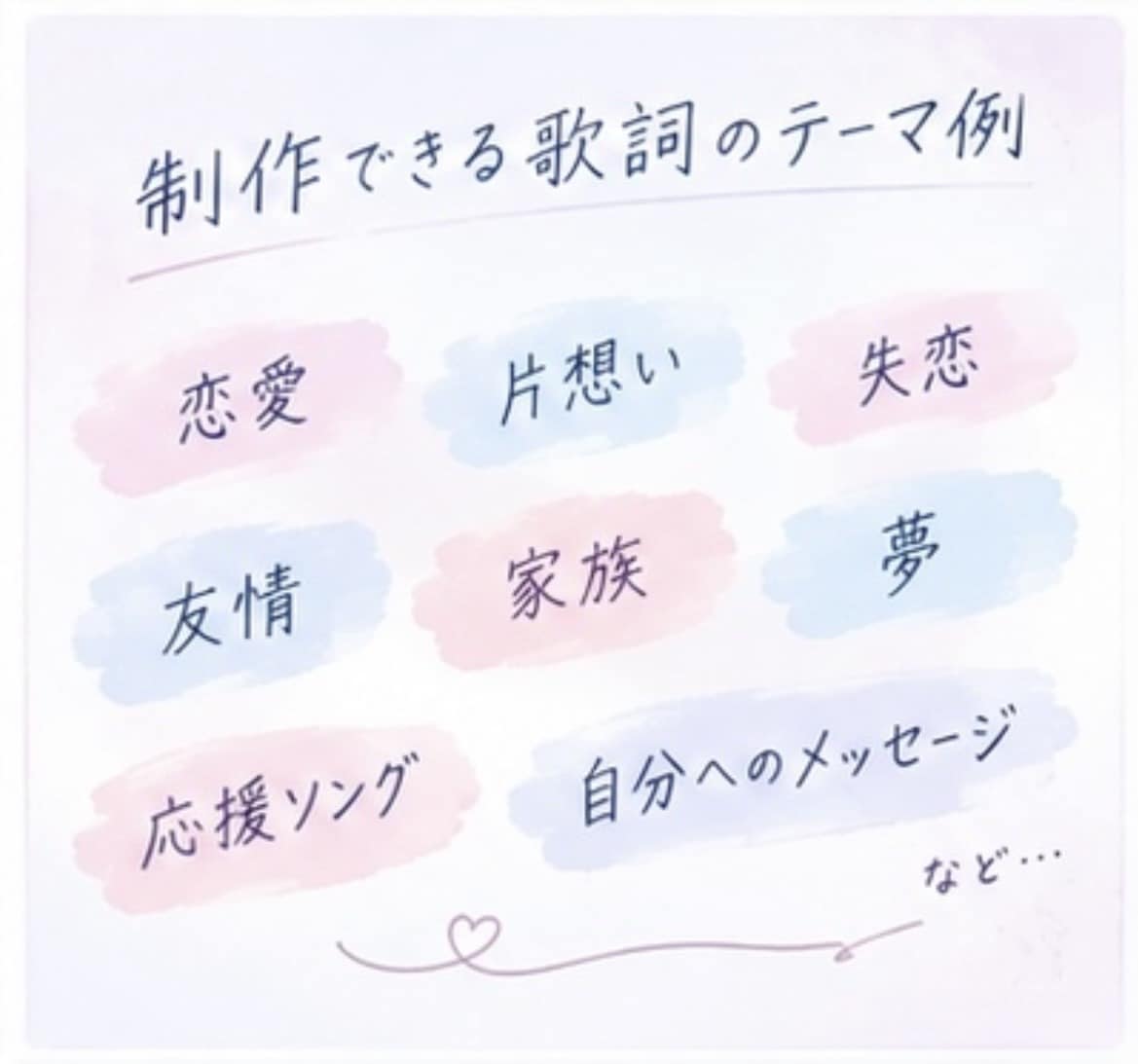 オリジナル歌詞制作 | あなたの想いを歌詞にします あなたの物語を聞いて世界にひとつだけの歌詞にします イメージ4