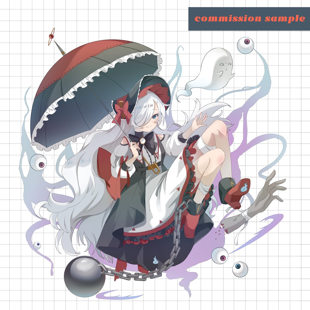 TRPG／IRIAMU用立ち絵制作いたします 可愛いオリジナルキャラクターの女の子描きます！！ イメージ1
