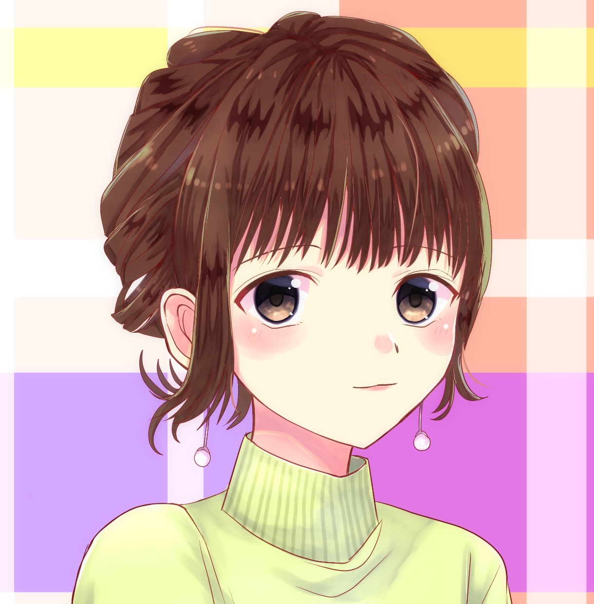 明るい印象のアイコンやアニメ似顔絵等お描きします 簡単な背景は無料。商用可。印象に残るプレゼント等に イメージ4