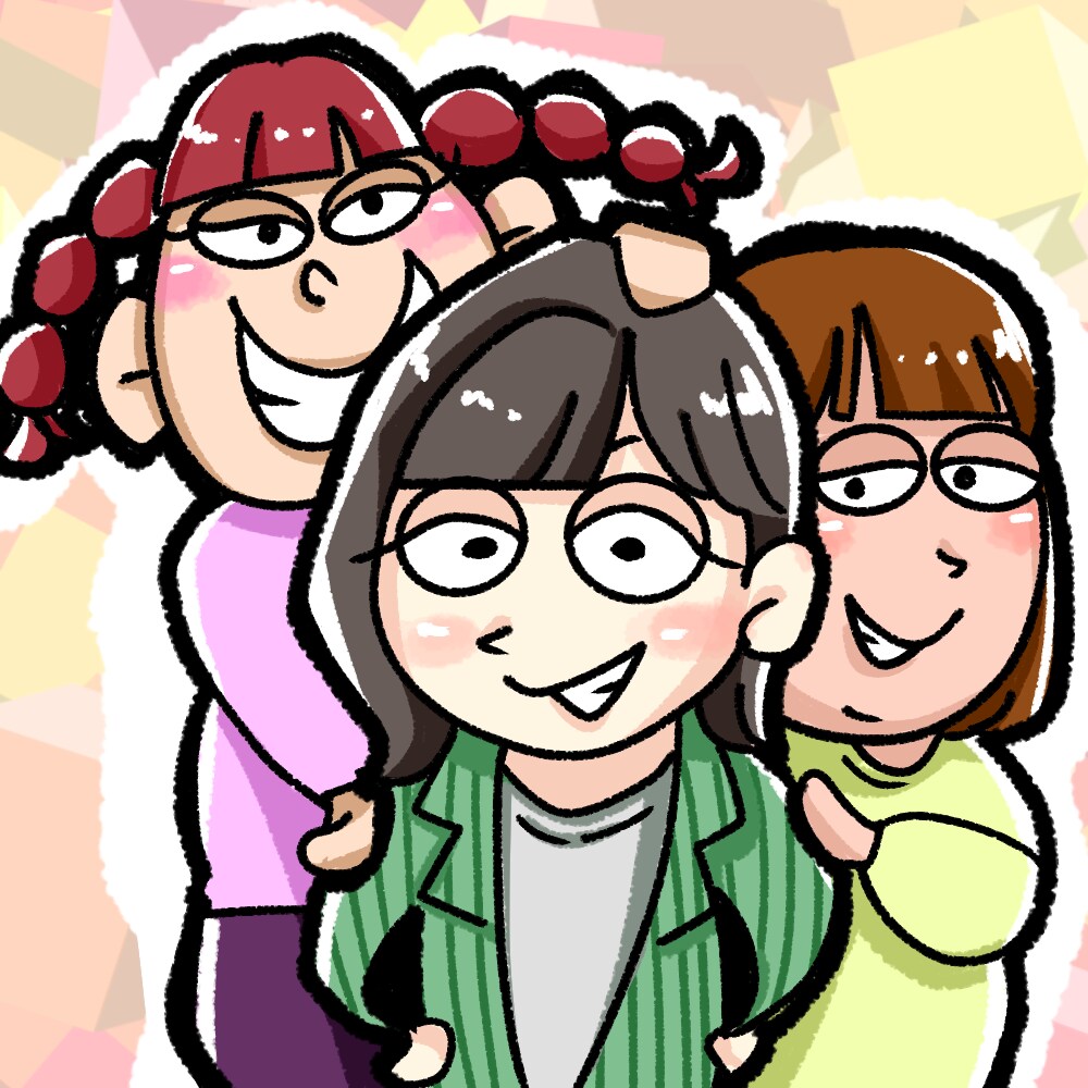 かわいい似顔絵かきます 3名様の値段ですプレゼントやアイコンなどにどうぞ！ イメージ1
