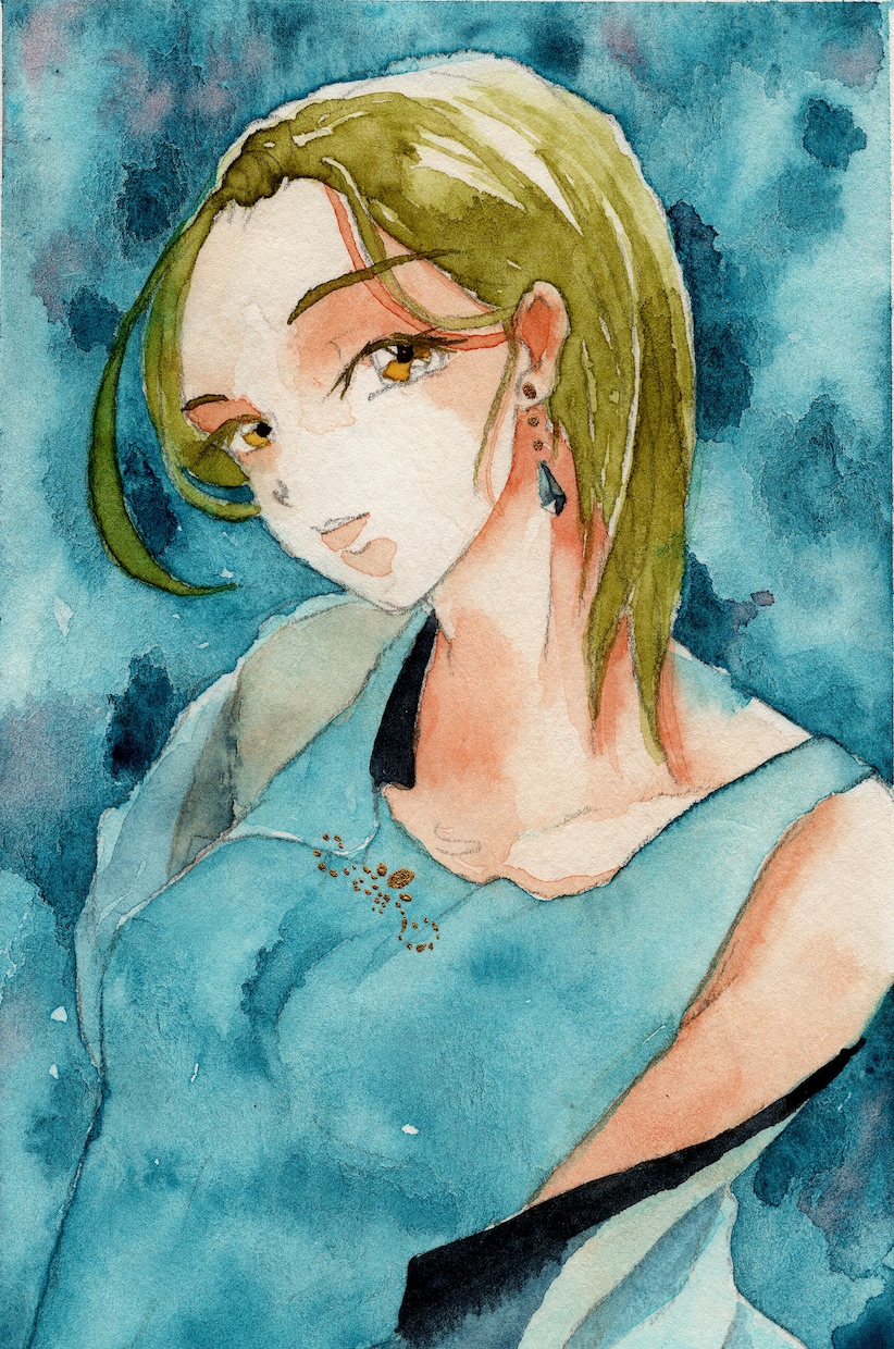 水彩にて宝塚風イラスト描きます ご希望のキャラクター像や似顔絵を描きます！ イメージ3