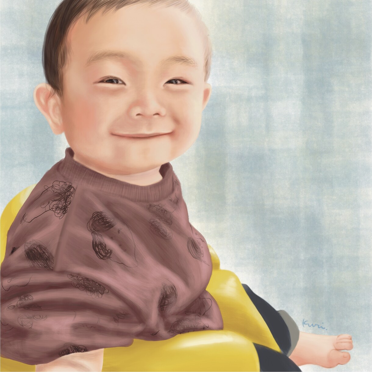 お子様の似顔絵をお描きします 可愛いお子様のイラストを飾りませんか？ イメージ4