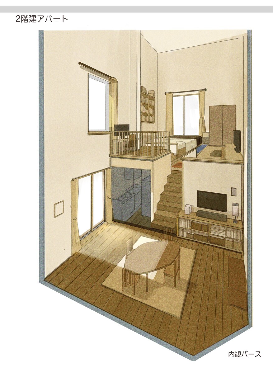 建築パース作成します 手書き建築パースを作成します！水彩風、手書き風、デジタルなど イメージ3