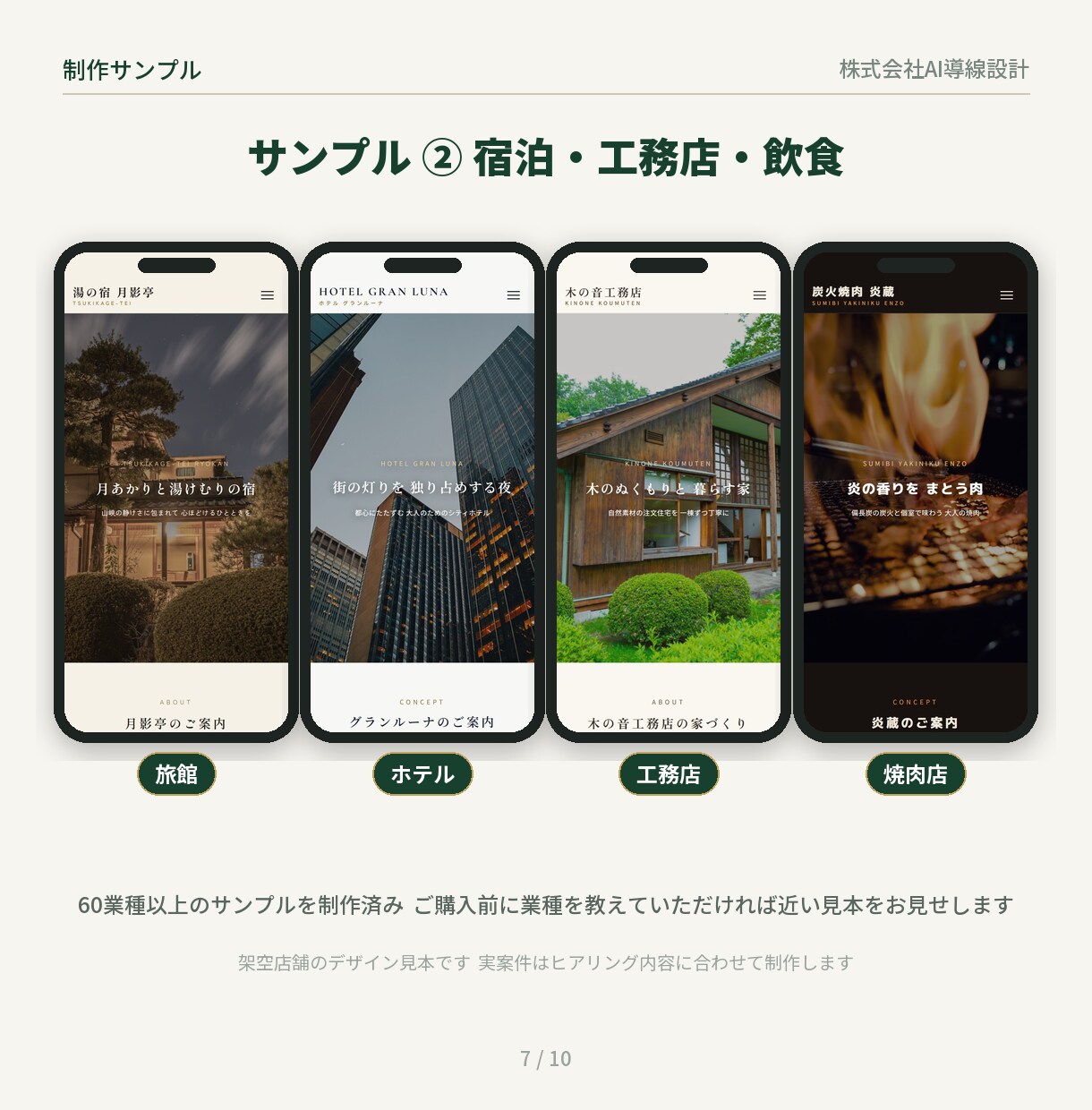 AI検索対策 MEO対策も無料でいたします 店舗向け5ページ SSL・スマホ対応 イメージ7
