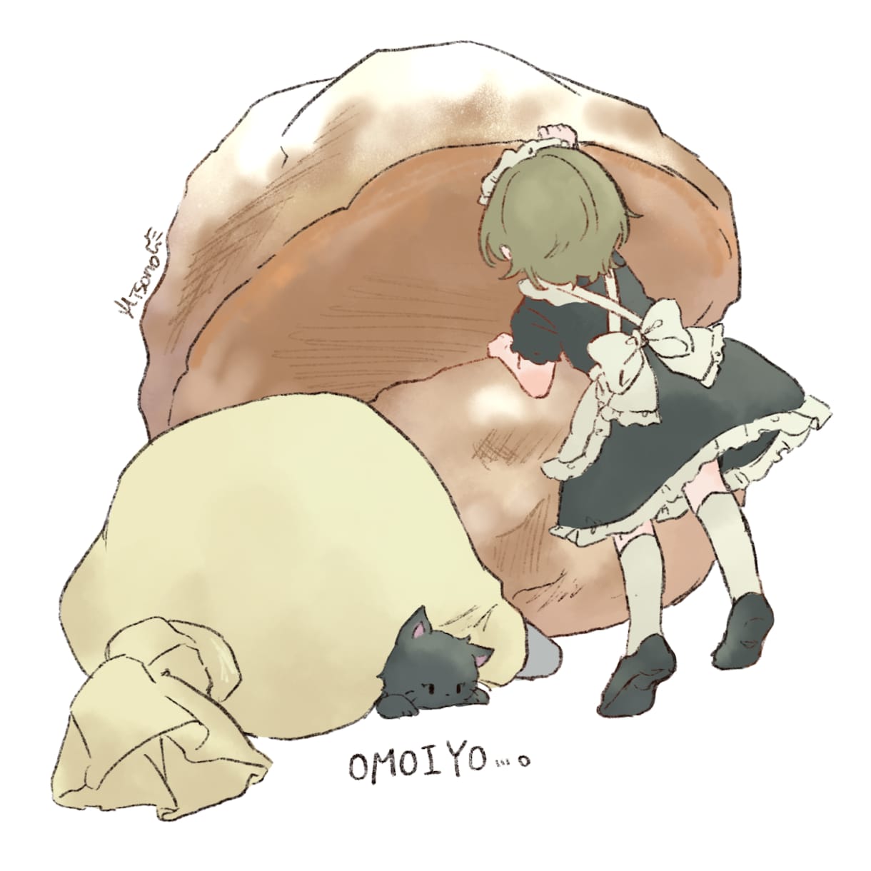 ふわふわで可愛らしいイラストを制作します 商用OK！優しいテイストのイラストです イメージ7