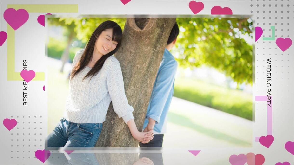 結婚式のオープニングムービーを制作いたします スタイリッシュ！テンションが上がる結婚式ムービーを低価格で! イメージ7