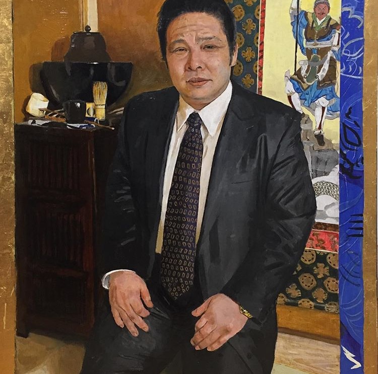 油絵 ペット 人物肖像画 プロ作家が絵画制作します ご希望の画像を写実絵画(油絵)にいたします大きさはF４号です イメージ3