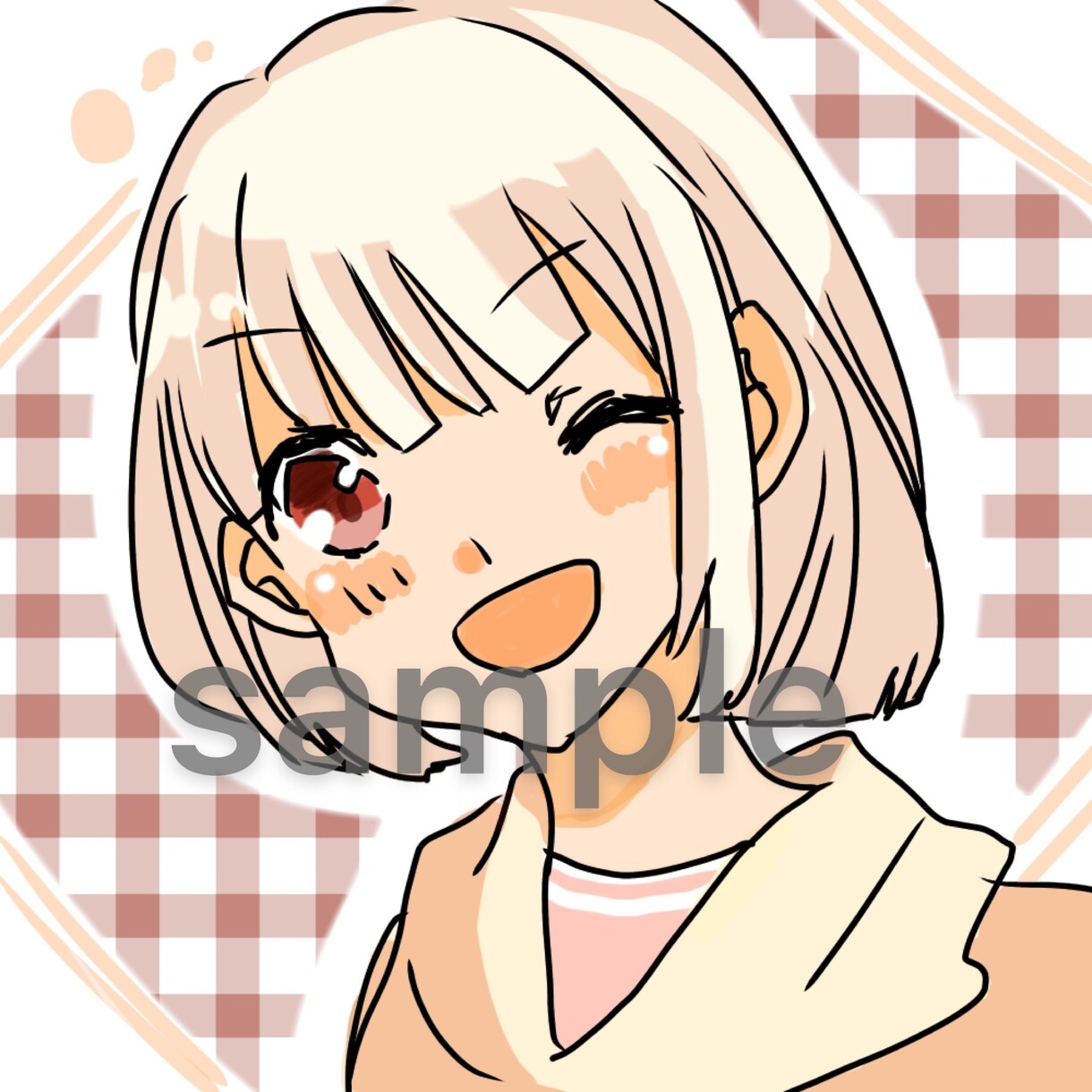 可愛いアイコン・イラスト描きます 色々な絵柄から選べます。お安く提供できます イメージ1