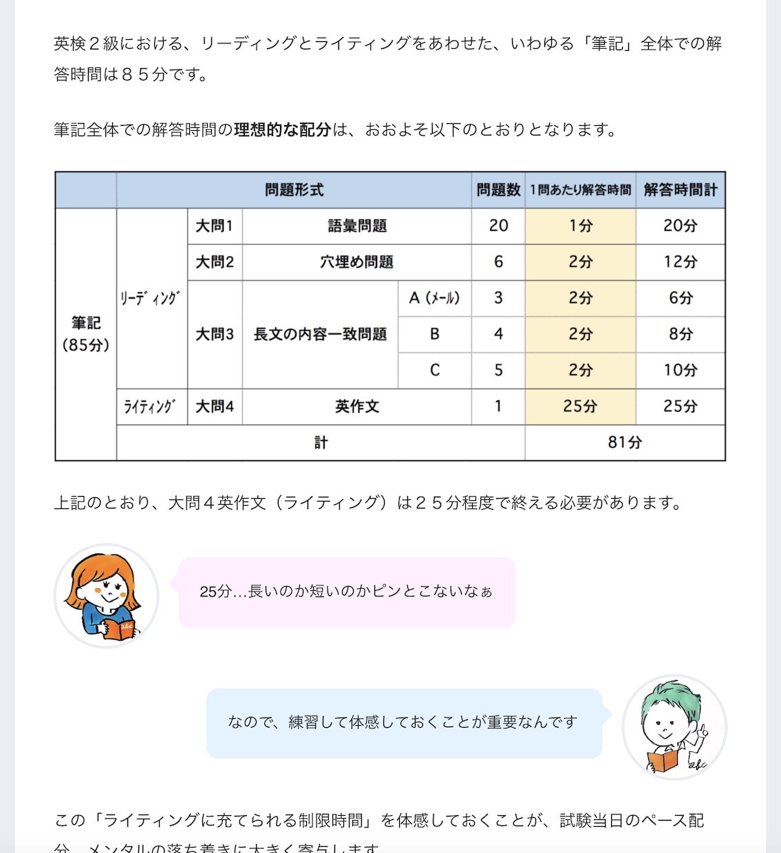 現役英語講師が英検ライティング（英作文）添削します 添削＋アドバイス＋本番同様の観点別得点PDFを作成します イメージ6