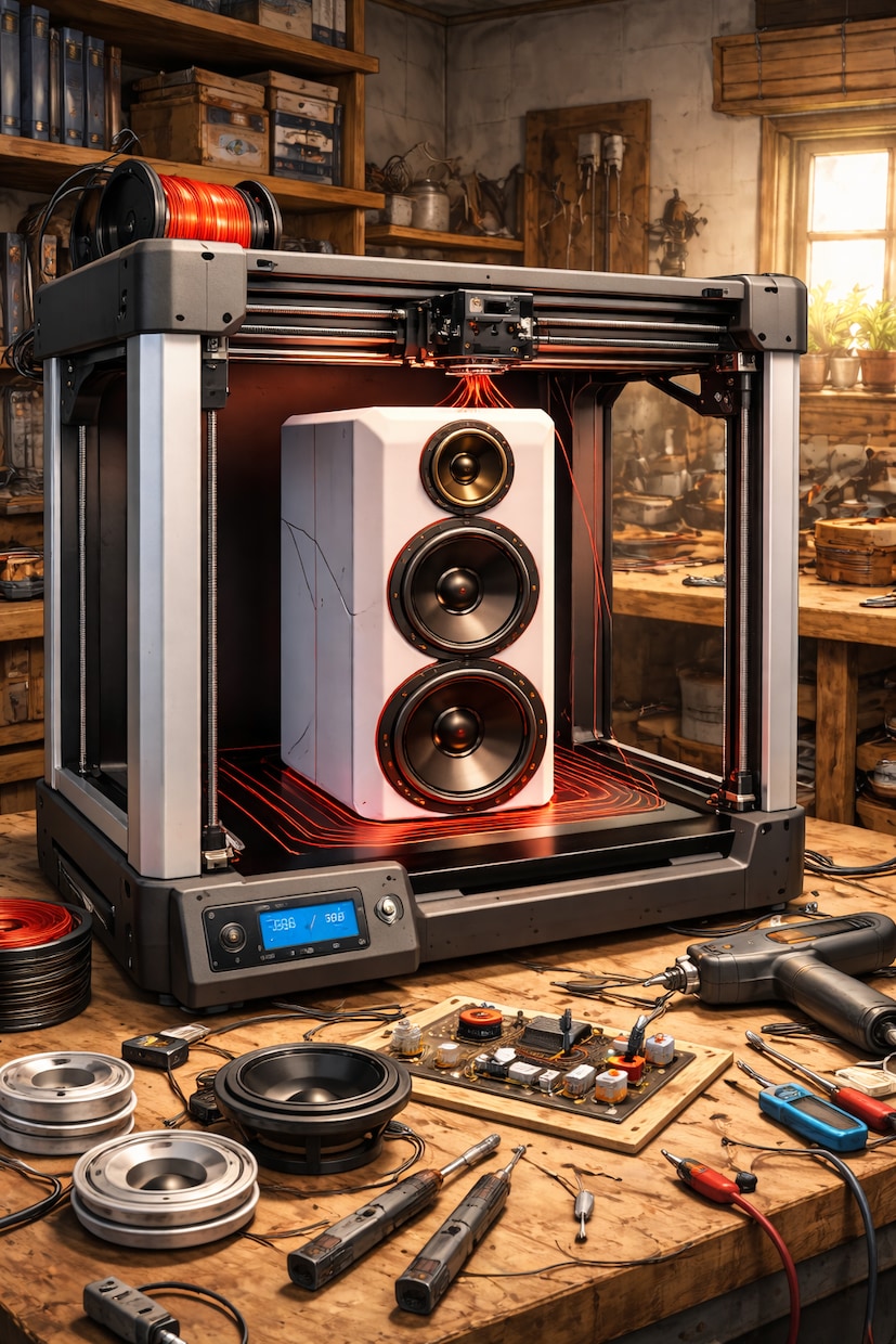 あなたのオリジナルスピーカー作ります あなただけのスピーカーを3Dプリンターで作りませんか？ イメージ1