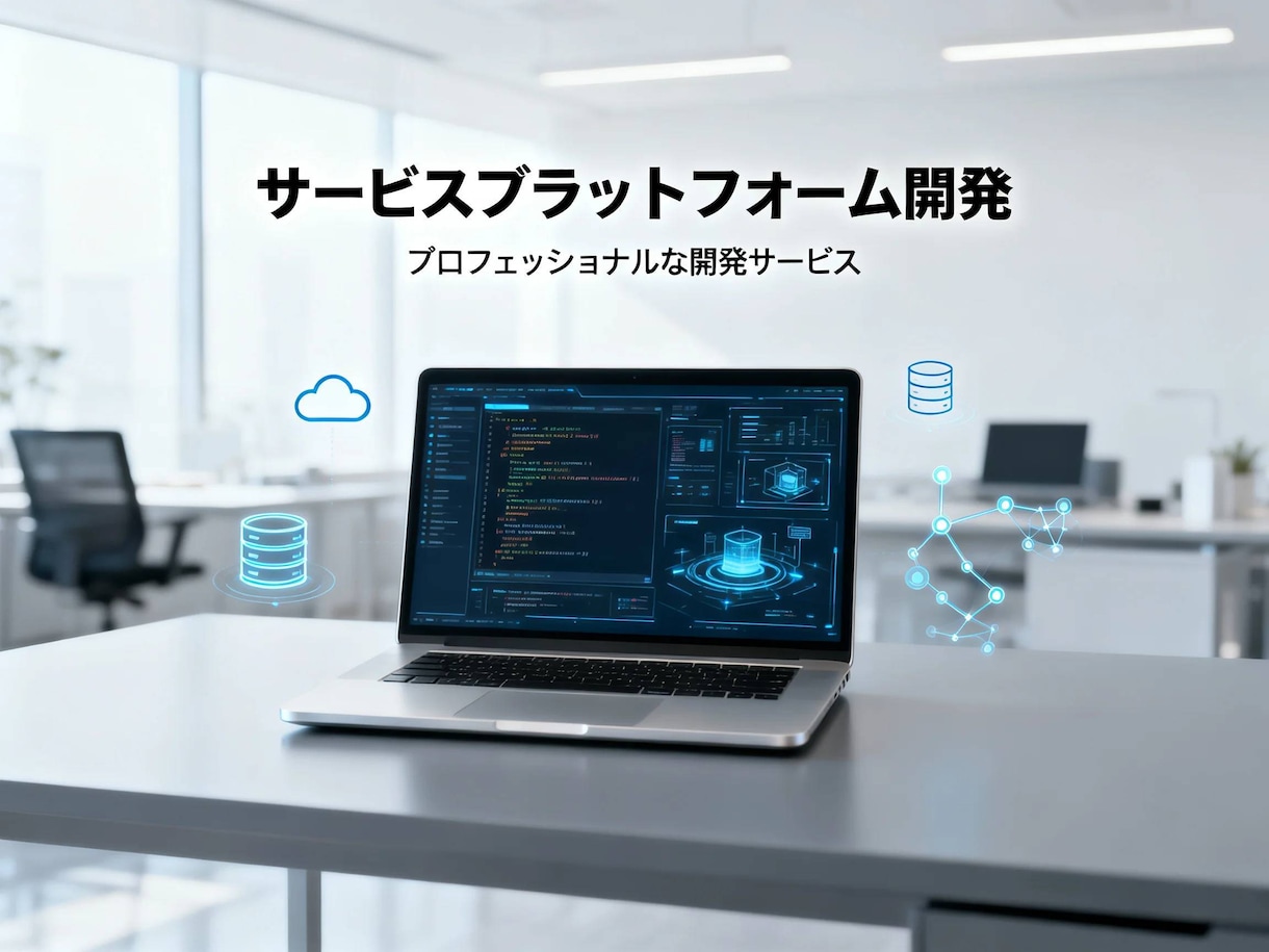 サービスプラットフォーム開発を一括対応します 要件整理から設計・開発・公開まで対応 イメージ1