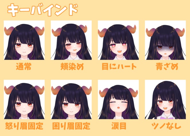 髪の毛サラサラ高可動域Live2Dモデリングします よく動くけどナチュラル！表情の豊かさと髪の毛の揺れが強みです イメージ2